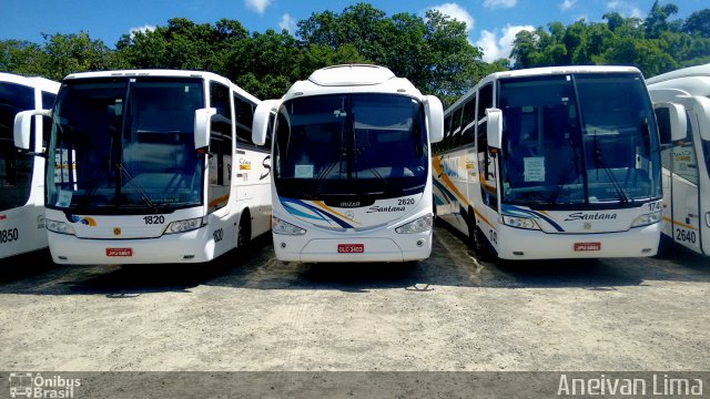 Empresas de Transportes Santana e São Paulo 2620 na cidade de Camaçari, Bahia, Brasil, por Aneivan Lima. Número da foto: #4296206.