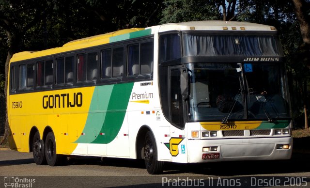 Empresa Gontijo de Transportes 15910 na cidade de São Paulo, São Paulo, Brasil, por Cristiano Soares da Silva. ID da foto: 4296225.