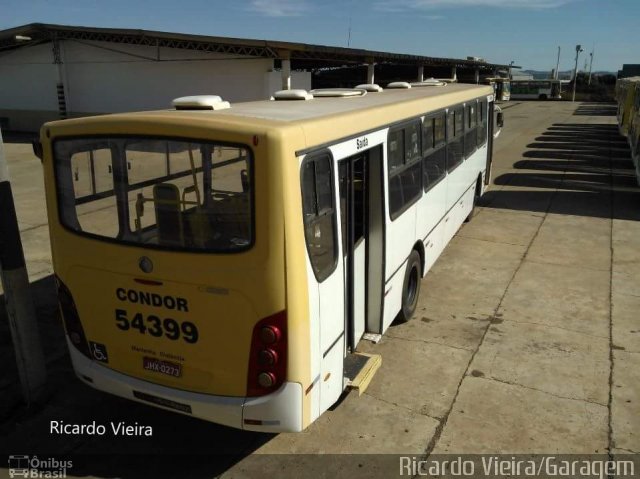 Condor Transportes Urbanos 54399 na cidade de Sobradinho, Distrito Federal, Brasil, por Ricardo Vieira. ID da foto: 4296151.