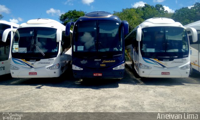 Empresas de Transportes Santana e São Paulo 1003 na cidade de Camaçari, Bahia, Brasil, por Aneivan Lima. Número da foto: #4296186.