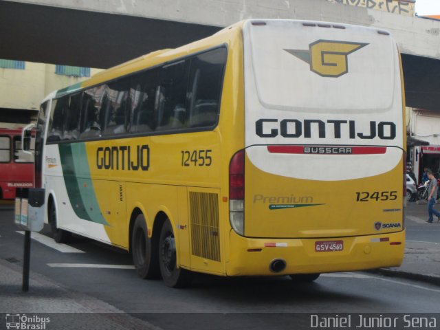 Empresa Gontijo de Transportes 12455 na cidade de Belo Horizonte, Minas Gerais, Brasil, por Daniel Junior Sena. Número da foto: #4297818.