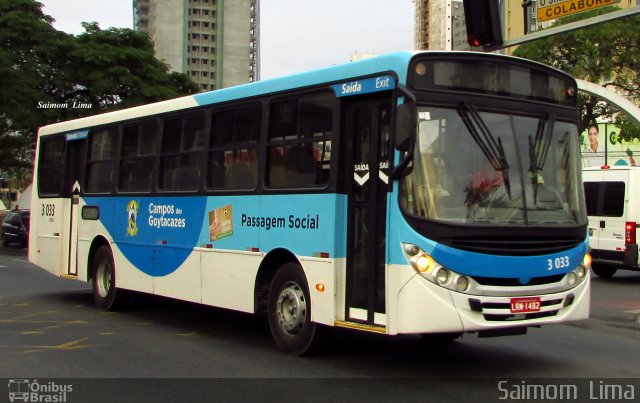 Rogil Transportes Rodoviários 3 033 na cidade de Campos dos Goytacazes, Rio de Janeiro, Brasil, por Saimom  Lima. ID da foto: 4358219.