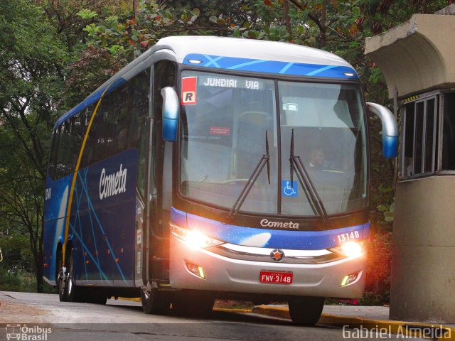 Viação Cometa 13148 na cidade de São Paulo, São Paulo, Brasil, por Gabriel Almeida. ID da foto: 4357987.