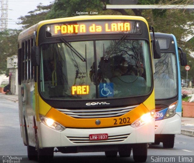 Auto Viação Cordeiro 2 202 na cidade de Campos dos Goytacazes, Rio de Janeiro, Brasil, por Saimom  Lima. ID da foto: 4358229.