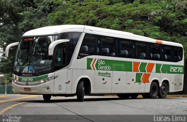 Cia. São Geraldo de Viação 21270 na cidade de São Paulo, São Paulo, Brasil, por Lucas Lima. Número da foto: #4357073.