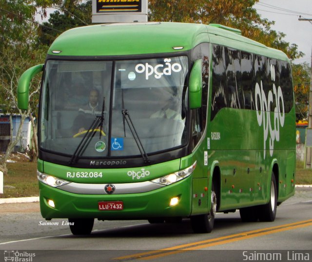 Opção Fretamento e Turismo RJ 632.084 na cidade de Campos dos Goytacazes, Rio de Janeiro, Brasil, por Saimom  Lima. ID da foto: 4358240.