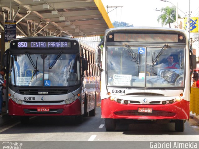 Auto Viação Urubupungá 00864 na cidade de Santana de Parnaíba, São Paulo, Brasil, por Gabriel Almeida. Número da foto: #4360391.