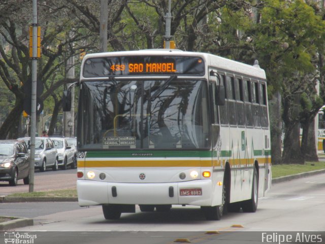 Empresa Gazômetro de Transportes 4020 na cidade de Porto Alegre, Rio Grande do Sul, Brasil, por Felipe Alves. Número da foto: #4358570.