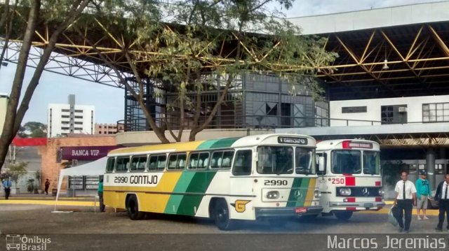 Empresa Gontijo de Transportes 2990 na cidade de Divinópolis, Minas Gerais, Brasil, por Marcos Jeremias. ID da foto: 4359542.