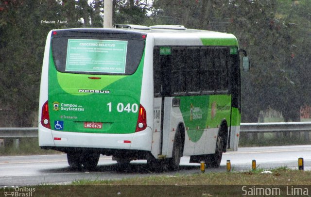 Auto Viação São João 1 040 na cidade de Campos dos Goytacazes, Rio de Janeiro, Brasil, por Saimom  Lima. Número da foto: #4358710.