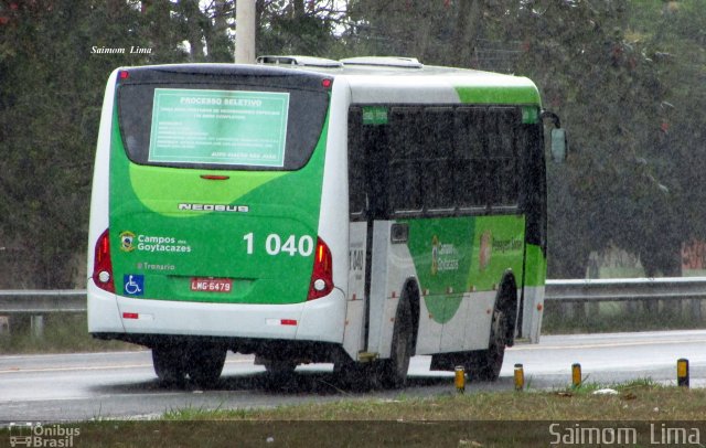 Auto Viação São João 1 040 na cidade de Campos dos Goytacazes, Rio de Janeiro, Brasil, por Saimom  Lima. ID da foto: 4358710.