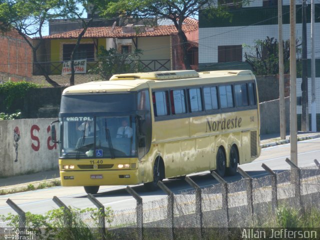 Viação Nordeste 1140 na cidade de Natal, Rio Grande do Norte, Brasil, por Allan Jefferson. Número da foto: #4358532.