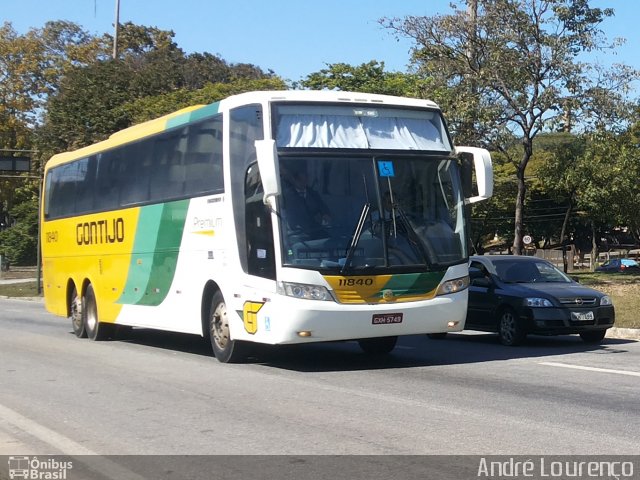 Empresa Gontijo de Transportes 11840 na cidade de Ipatinga, Minas Gerais, Brasil, por André Lourenço de Freitas. ID da foto: 4360561.