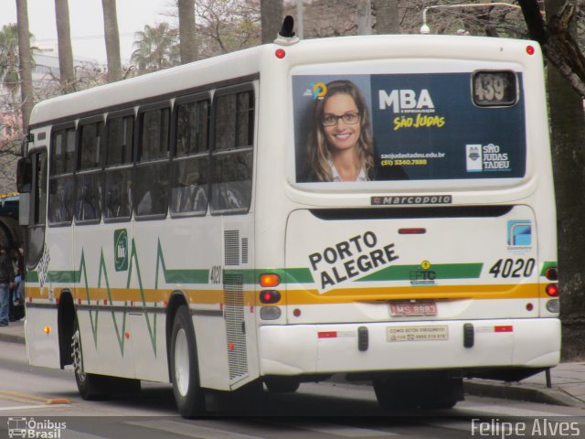 Empresa Gazômetro de Transportes 4020 na cidade de Porto Alegre, Rio Grande do Sul, Brasil, por Felipe Alves. Número da foto: #4358568.