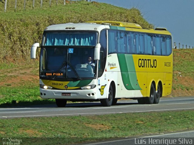 Empresa Gontijo de Transportes 14030 na cidade de Três Corações, Minas Gerais, Brasil, por Luis Henrique Silva. Número da foto: #4360330.