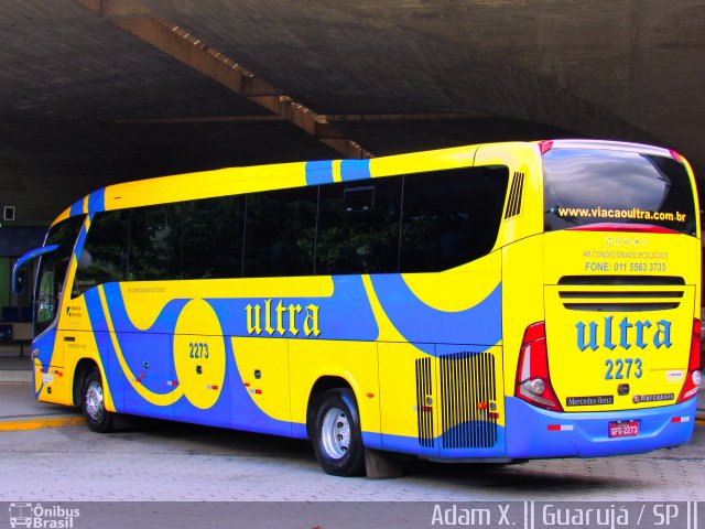 Viação Ultra 2273 na cidade de Guarujá, São Paulo, Brasil, por Adam Xavier Rodrigues Lima. Número da foto: #4360651.