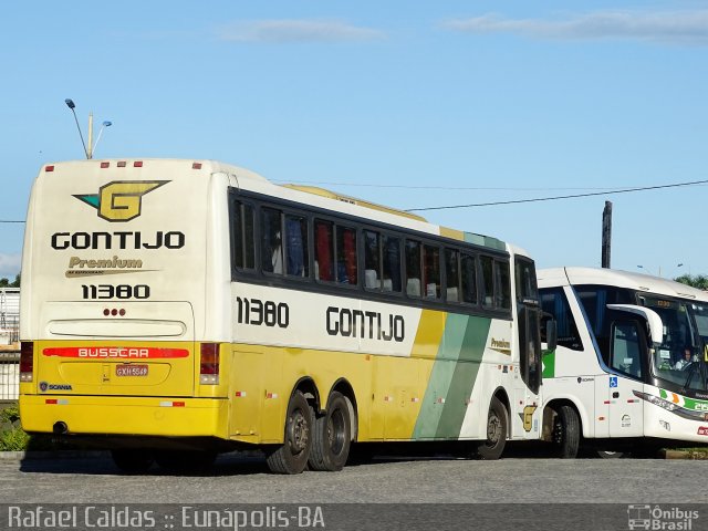 Empresa Gontijo de Transportes 11380 na cidade de Eunápolis, Bahia, Brasil, por Rafael Caldas. Número da foto: #4360426.