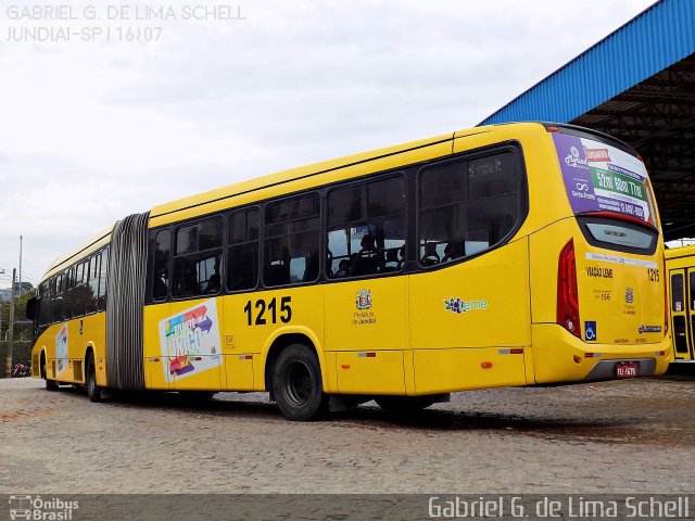 Viação Leme 1215 na cidade de Jundiaí, São Paulo, Brasil, por Gabriel Giacomin de Lima. Número da foto: #4358673.