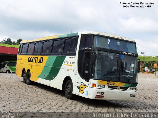 Empresa Gontijo de Transportes 15730 na cidade de João Monlevade, Minas Gerais, Brasil, por Antonio Carlos Fernandes. ID da foto: 4298498.