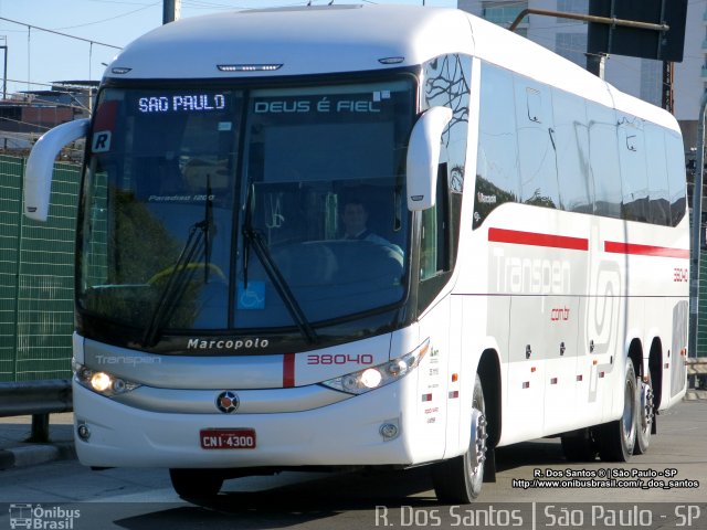 Transpen Transporte Coletivo e Encomendas 38040 na cidade de São Paulo, São Paulo, Brasil, por Rafael Santos. ID da foto: 4299396.