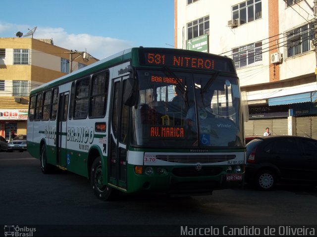 Viação Galo Branco RJ 181.072 na cidade de São Gonçalo, Rio de Janeiro, Brasil, por Marcelo Candido de Oliveira. Número da foto: #4298730.
