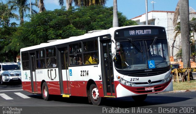 Auto Ônibus Macacari 2214 na cidade de Jaú, São Paulo, Brasil, por Cristiano Soares da Silva. ID da foto: 4300128.