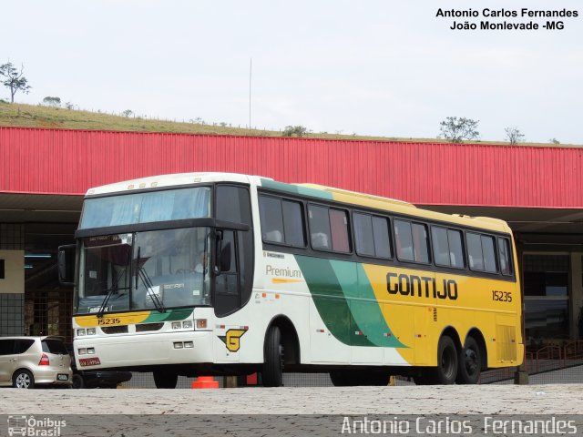 Empresa Gontijo de Transportes 15235 na cidade de João Monlevade, Minas Gerais, Brasil, por Antonio Carlos Fernandes. ID da foto: 4300011.