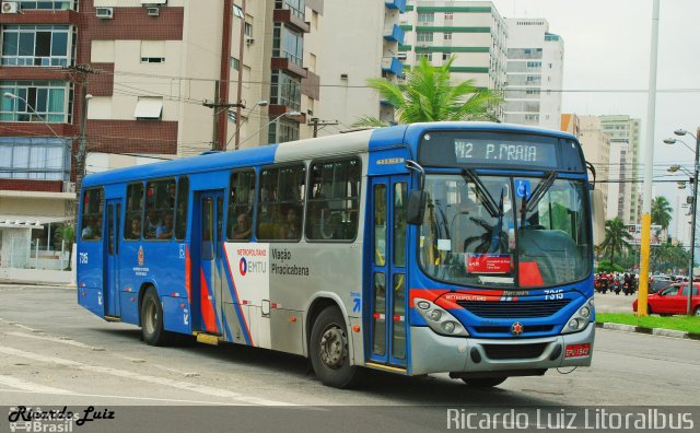 Viação Piracicabana 7315 na cidade de São Vicente, São Paulo, Brasil, por Ricardo Luiz. Número da foto: #4301974.