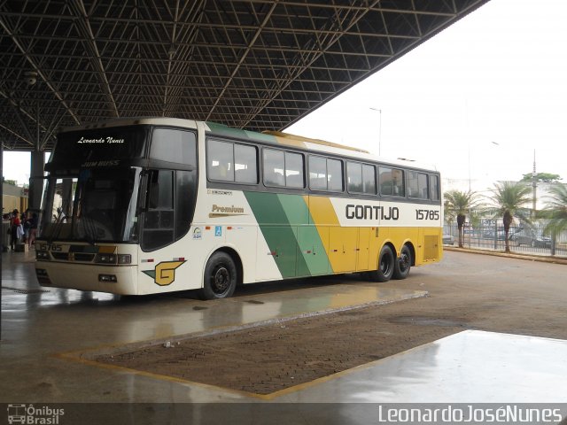 Empresa Gontijo de Transportes 15785 na cidade de Patos de Minas, Minas Gerais, Brasil, por Leonardo J. Nunes. ID da foto: 4301663.