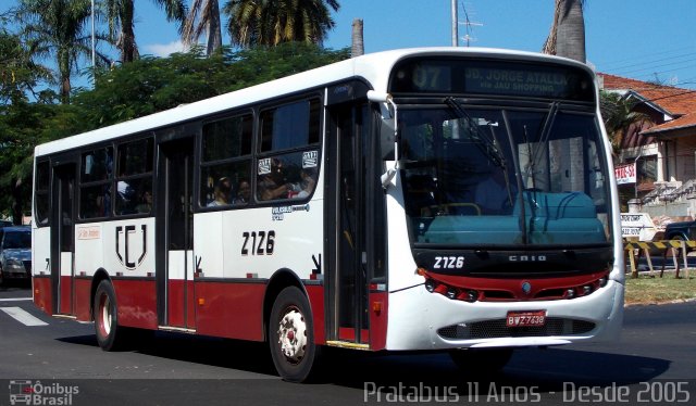 Auto Ônibus Macacari 2126 na cidade de Jaú, São Paulo, Brasil, por Cristiano Soares da Silva. Número da foto: #4300130.