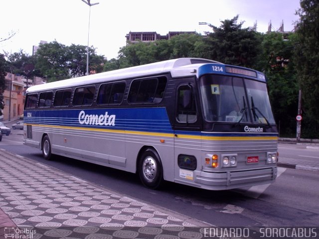 Viação Cometa 1214 na cidade de Sorocaba, São Paulo, Brasil, por EDUARDO - SOROCABUS. Número da foto: #4300003.