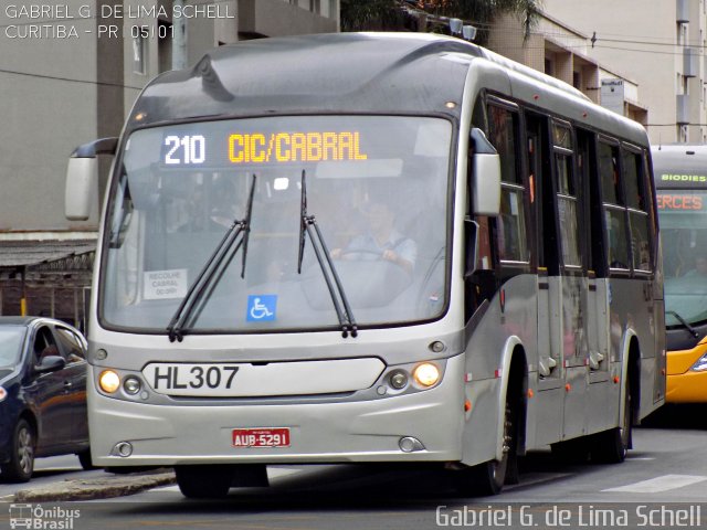 Auto Viação Redentor HL307 na cidade de Curitiba, Paraná, Brasil, por Gabriel Giacomin de Lima. ID da foto: 4302941.