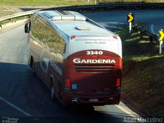 Expresso Gardenia 3340 na cidade de Belo Horizonte, Minas Gerais, Brasil, por Adão Raimundo Marcelino. ID da foto: 4304127.