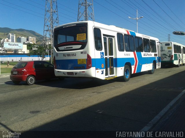 Viação Nossa Senhora da Penha RJ 188.052 na cidade de Nova Iguaçu, Rio de Janeiro, Brasil, por Fabiano Magalhaes. ID da foto: 4303429.