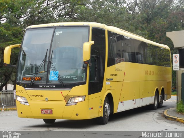 Viação Itapemirim 48135 na cidade de São Paulo, São Paulo, Brasil, por Manoel Junior. ID da foto: 4304542.