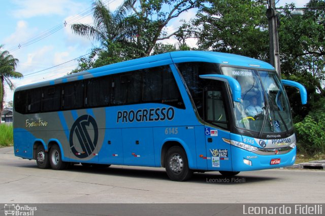Auto Viação Progresso 6145 na cidade de Recife, Pernambuco, Brasil, por Leonardo Fidelli. Número da foto: #4302827.
