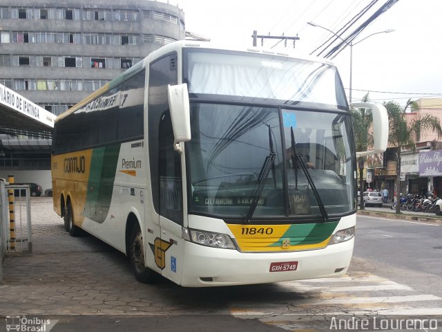 Empresa Gontijo de Transportes 11840 na cidade de Ipatinga, Minas Gerais, Brasil, por André Lourenço de Freitas. ID da foto: 4302940.