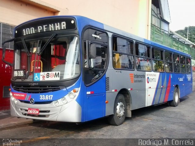 Guarulhos Transportes 33.617 na cidade de São Paulo, São Paulo, Brasil, por Felipe Alves. Número da foto: #4302033.