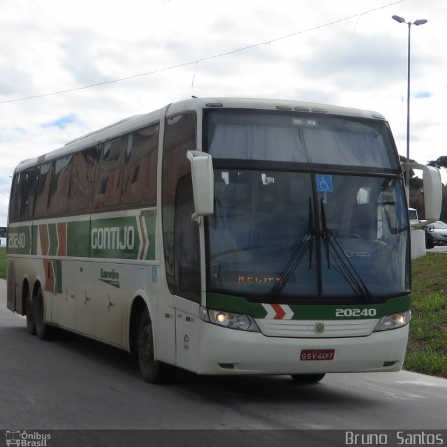Empresa Gontijo de Transportes 20240 na cidade de Belo Horizonte, Minas Gerais, Brasil, por Bruno Santos. Número da foto: #4302529.