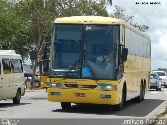 Viação Itapemirim 44093 na cidade de Caruaru, Pernambuco, Brasil, por Lenilson da Silva Pessoa. ID da foto: 4308111.