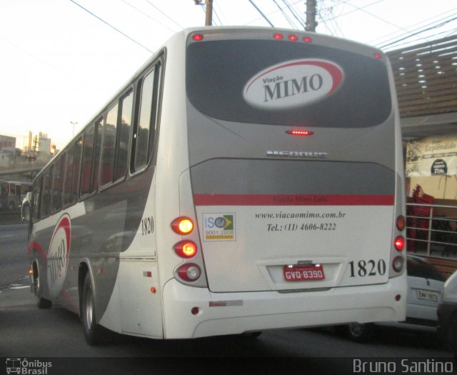 Viação Mimo 1820 na cidade de Taboão da Serra, São Paulo, Brasil, por Bruno Santino. Número da foto: #4307324.