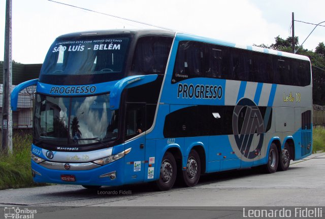 Auto Viação Progresso 6022 na cidade de Recife, Pernambuco, Brasil, por Leonardo Fidelli. Número da foto: #4308468.