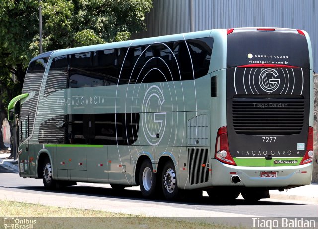 Viação Garcia 7277 na cidade de Rio de Janeiro, Rio de Janeiro, Brasil, por Tiago Baldan. Número da foto: #4307714.