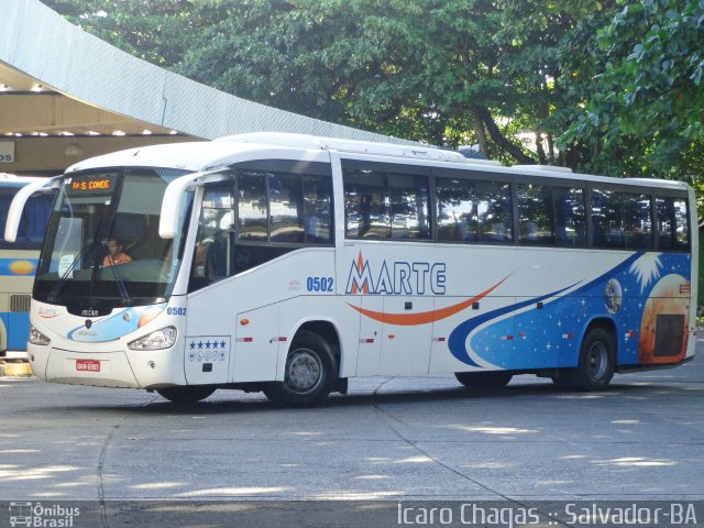 Marte Transportes 0502 na cidade de Salvador, Bahia, Brasil, por Ícaro Chagas. Número da foto: #4307958.