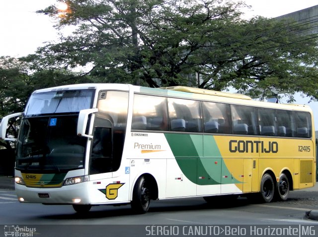 Empresa Gontijo de Transportes 12415 na cidade de Belo Horizonte, Minas Gerais, Brasil, por Sérgio Augusto Braga Canuto. ID da foto: 4310334.