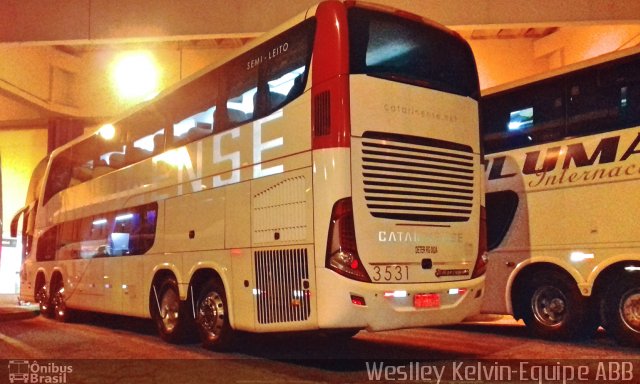Auto Viação Catarinense 3531 na cidade de Sorocaba, São Paulo, Brasil, por Weslley Kelvin Batista. Número da foto: #4310381.