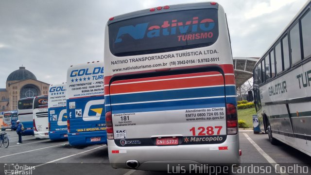 Nativio Turismo 1287 na cidade de Aparecida, São Paulo, Brasil, por Luis Philippe Cardoso Coelho. ID da foto: 4309200.