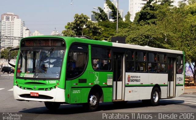 Viação Santa Brígida 1 1204 na cidade de São Paulo, São Paulo, Brasil, por Cristiano Soares da Silva. Número da foto: #4361727.