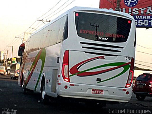 Expresso Queiroz 670 na cidade de Campo Grande, Mato Grosso do Sul, Brasil, por Gabriel Rodrigues. Número da foto: #4362532.