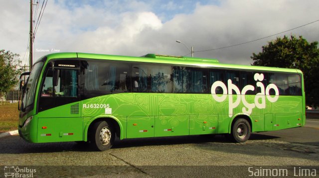 Opção Fretamento e Turismo RJ 632.095 na cidade de Campos dos Goytacazes, Rio de Janeiro, Brasil, por Saimom  Lima. ID da foto: 4362441.